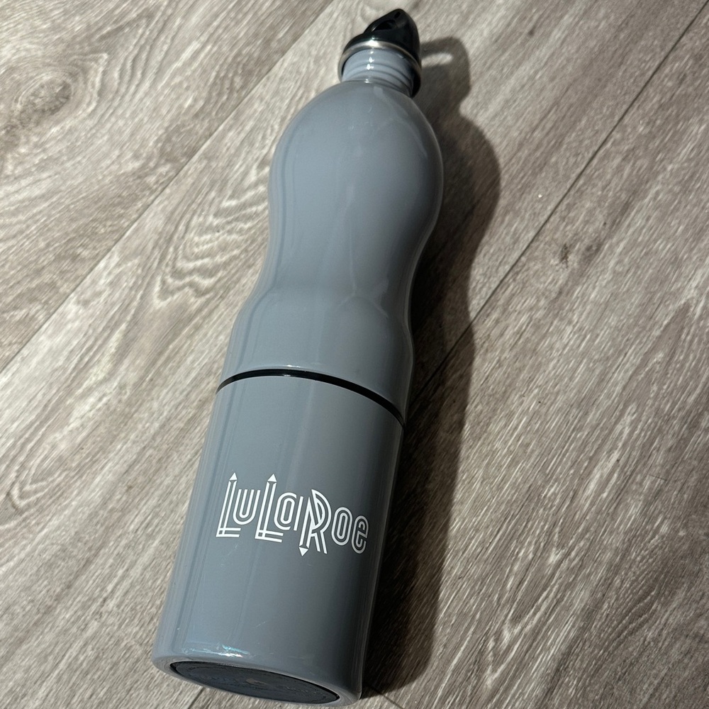 LuLaRoe Charcoal Gray Water Bottle
